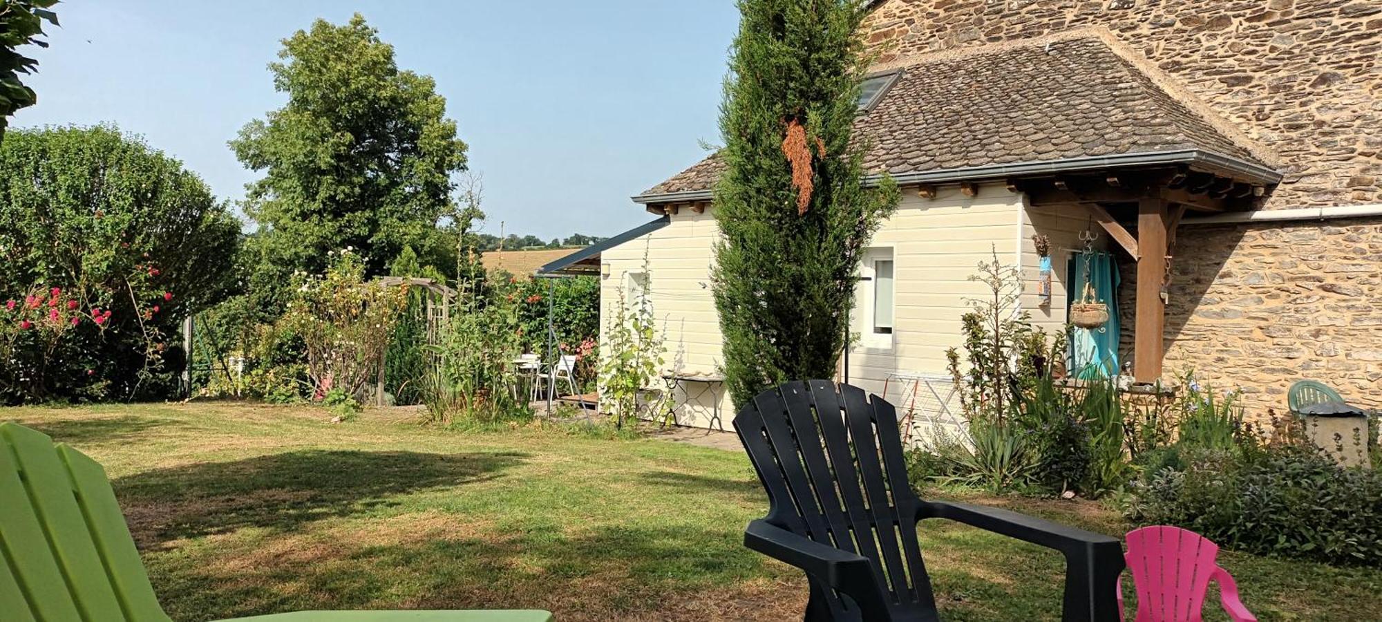 maison piscine privée proche de Rodez Cassagnes-Bégonhès Esterno foto